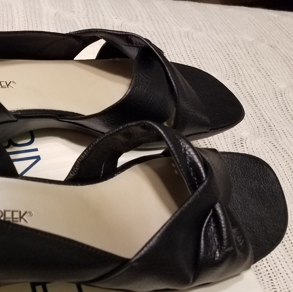 Black Sandals size 10 new